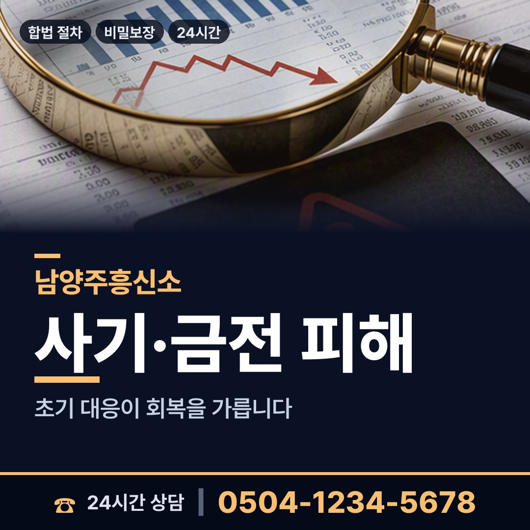 남양주 금곡동 긴급조사 상담 안내